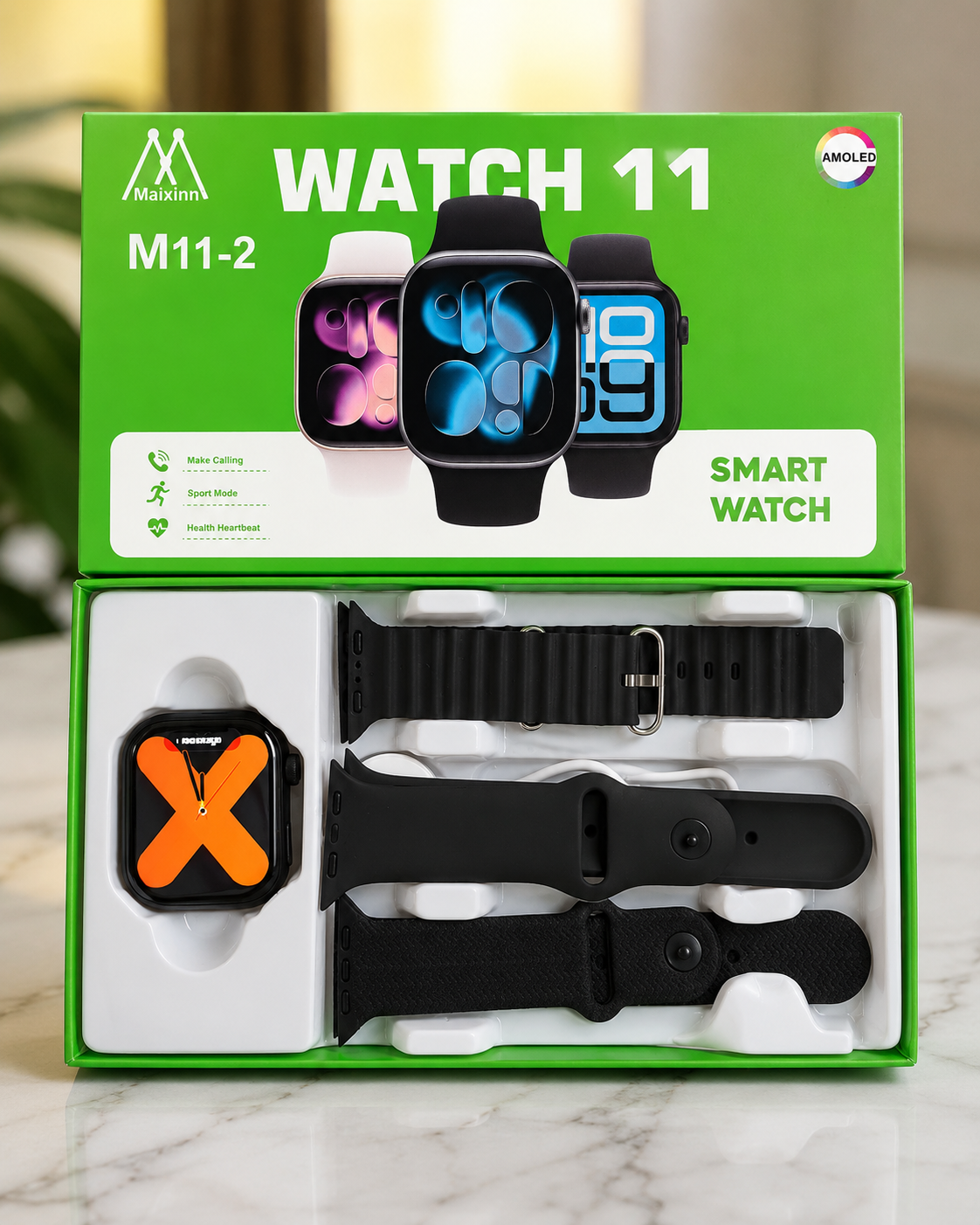 Watch 11 (M11-2) AMOLED Smart Watch