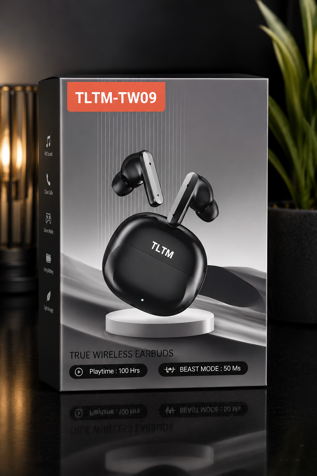 TLTM-TW09 True Wireless Bluetooth Earbuds