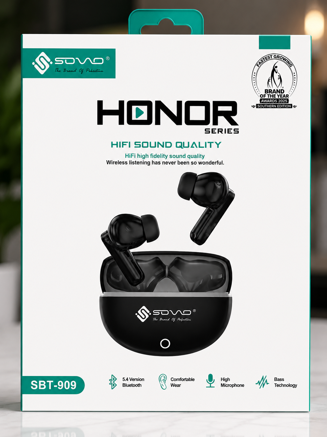 SOVO Honor Series SBT-909 HiFi Wireless Earbuds