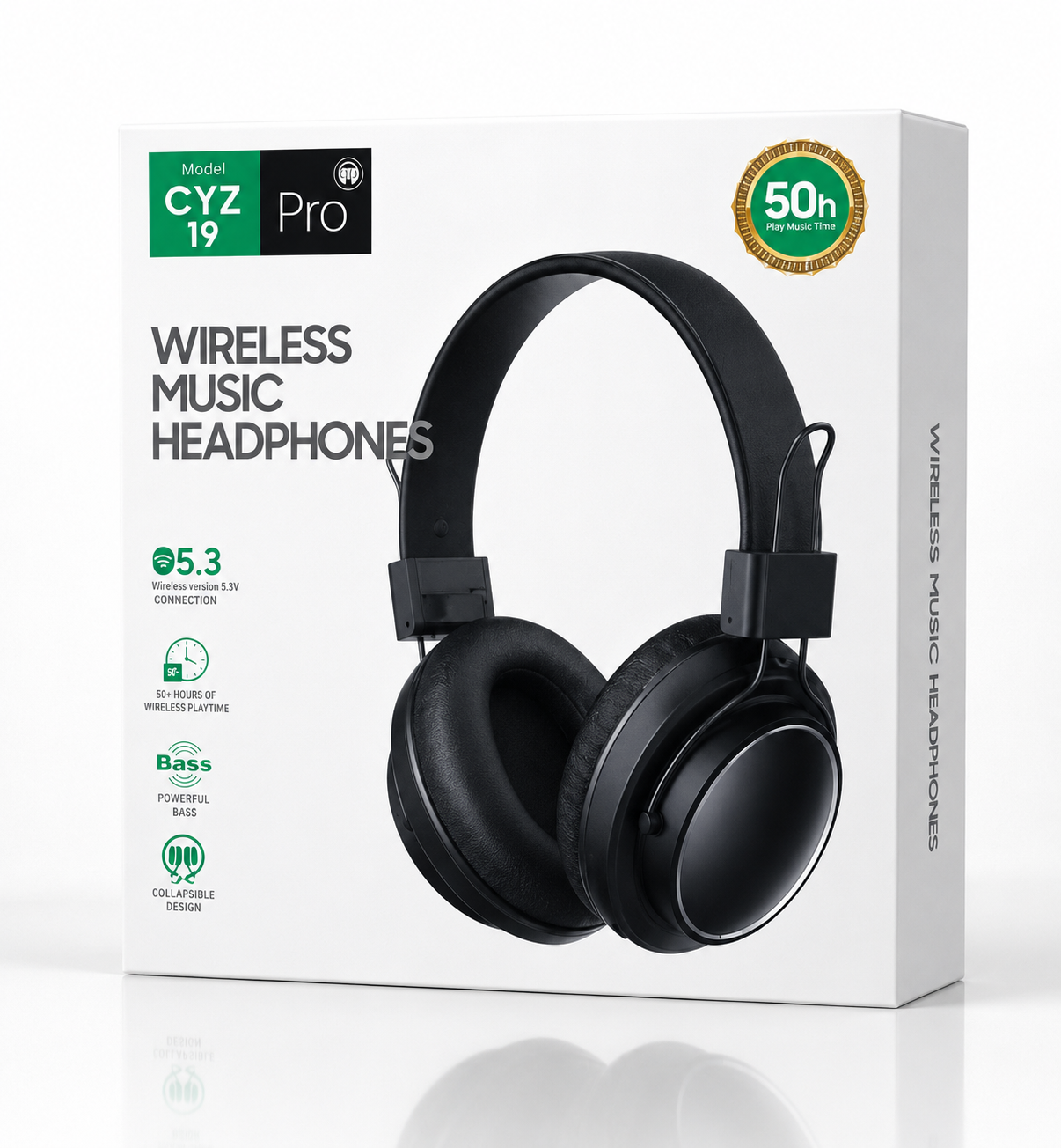 CYZ 19 Pro Wireless Music Headphones