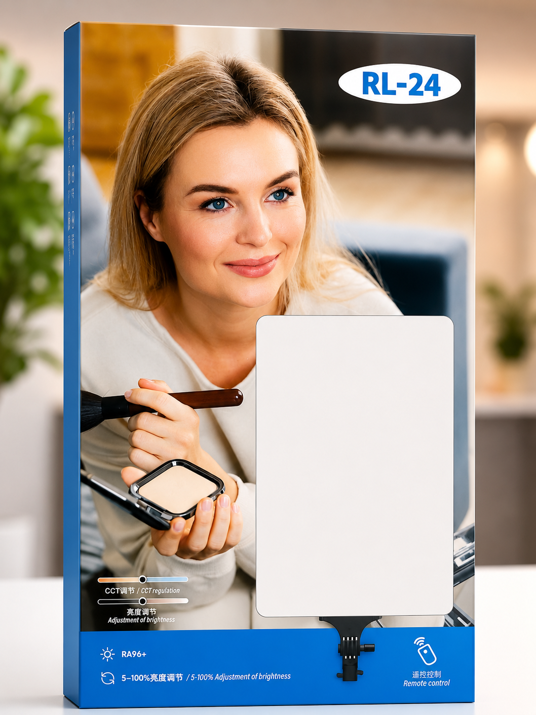 RL-24 Professional LED Video Fill Light Panel with Remote Control