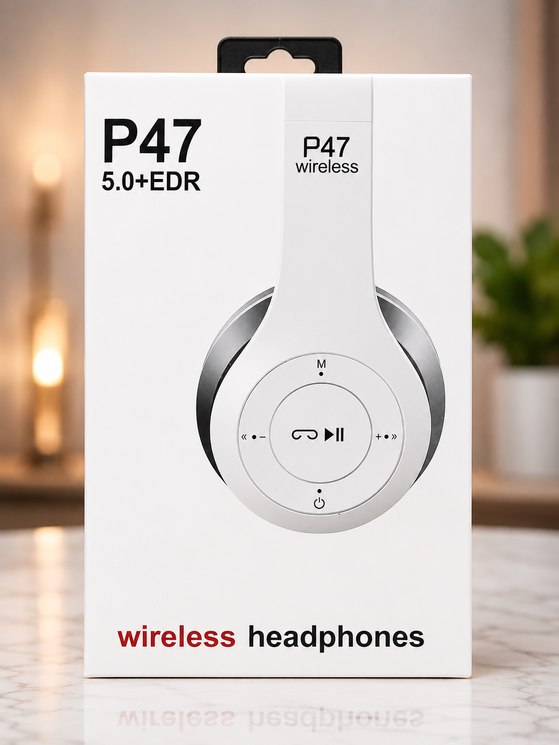 P47 Wireless Bluetooth Headphones V5.0 + EDR – Foldable Stereo Headset - Image 3