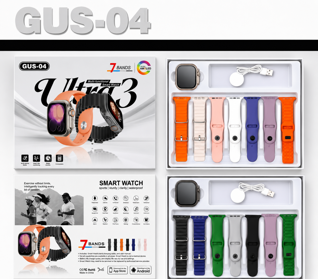 GUS-04 Ultra 3 Smartwatch