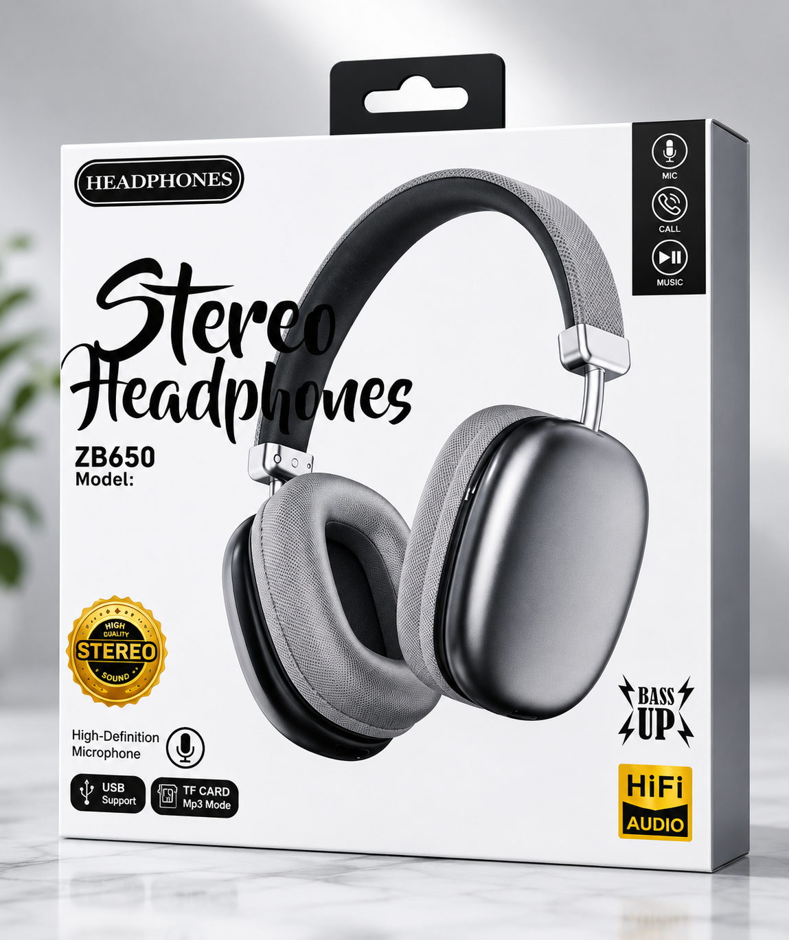 ZB650 Wireless Stereo Headphones