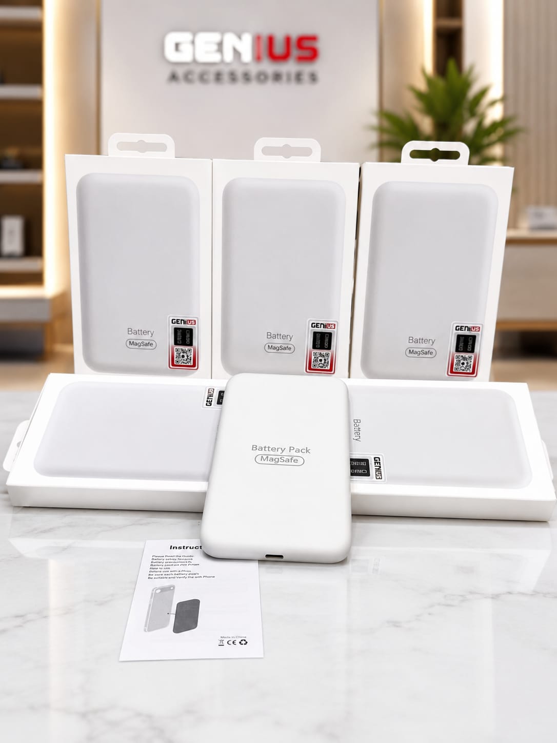 Genius MagSafe Wireless Magnetic Power Bank – Fast Charging Battery Pack