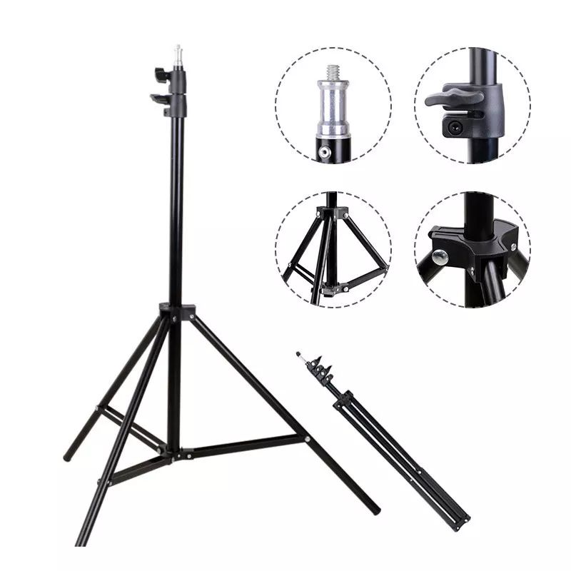 Adjustable Photography Light Stand Tripod – Heavy Duty Camera & Ring Light Stand