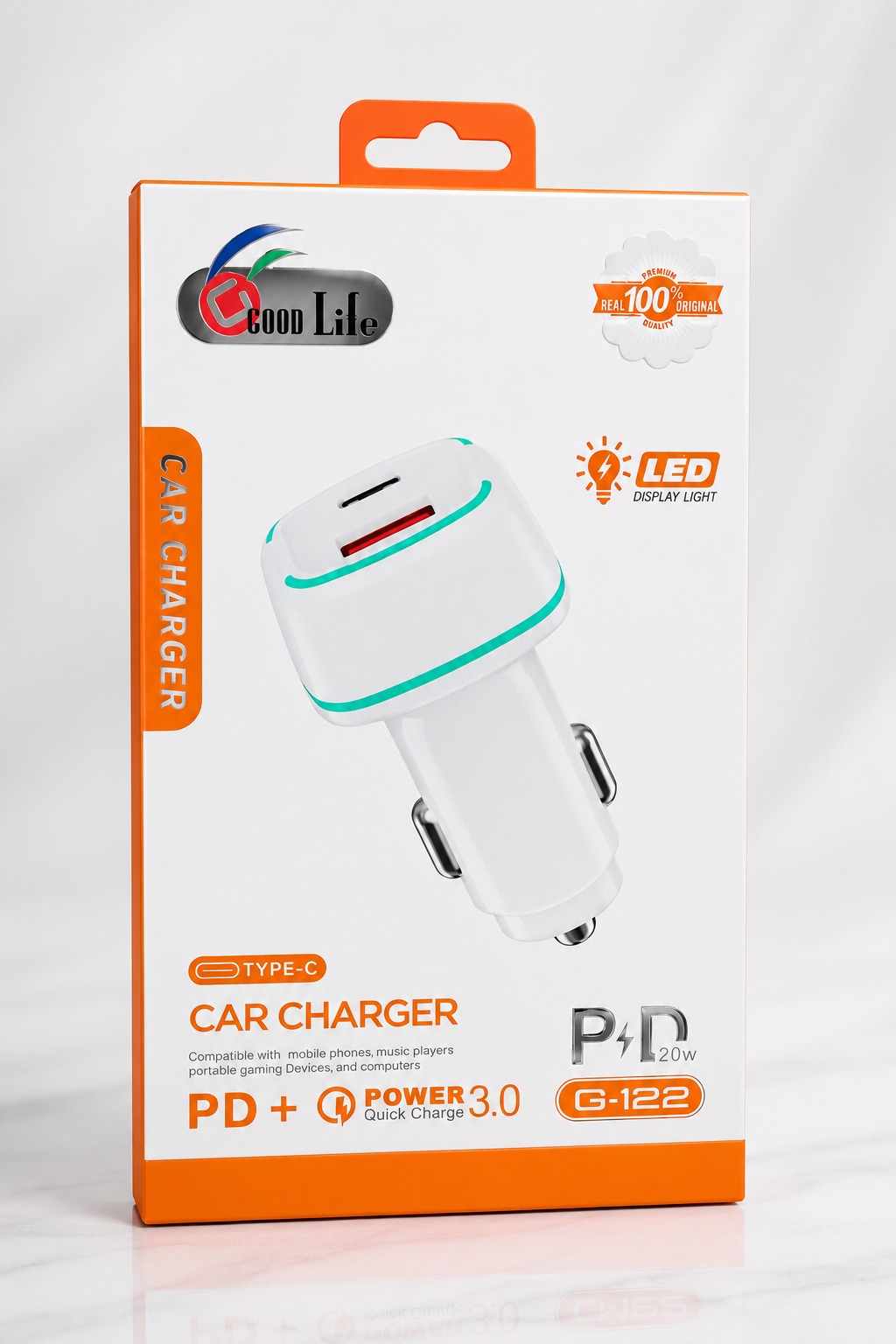 Good Life G-122 Car Charger (PD 20W Fast Charging)