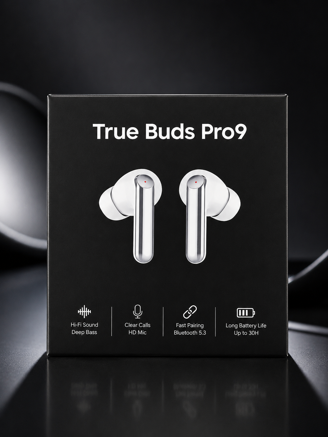 True Buds Pro 9 ANC Wireless Bluetooth Earbuds