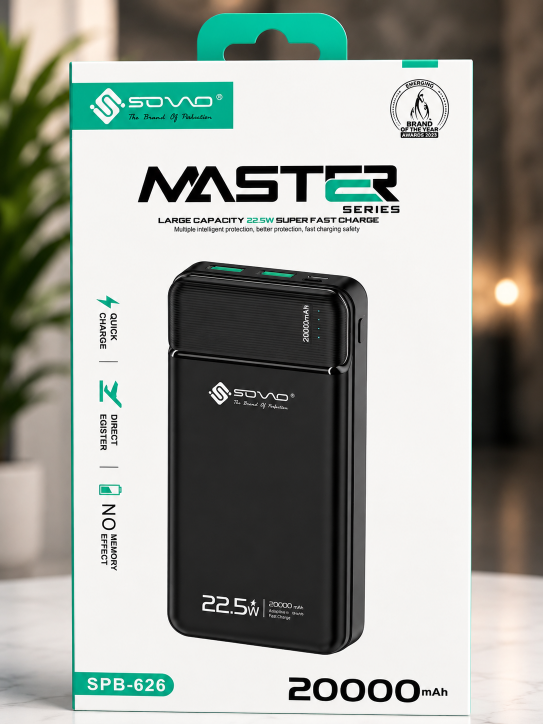.SOVO MASTER SPB-626 20000mAh 22.5W