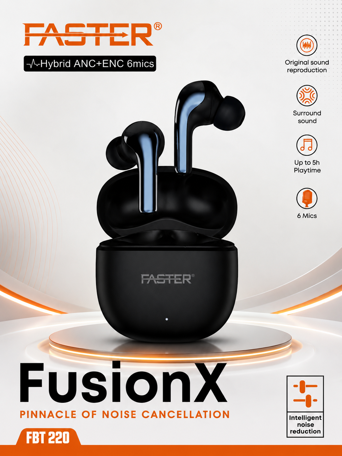 FASTER FusionX FBT 220 Hybrid ANC