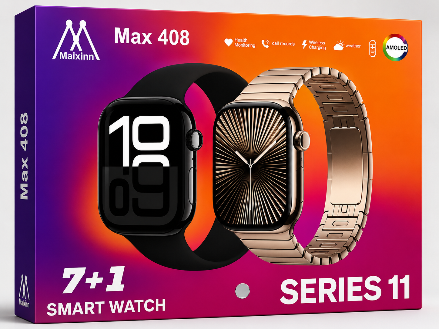 Maixinn Max 408 Series 11 Smart Watch (7-in-1 Edition)