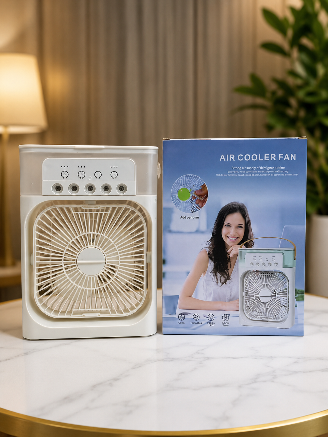 Portable Air Cooler Fan – 4-in-1 Min
