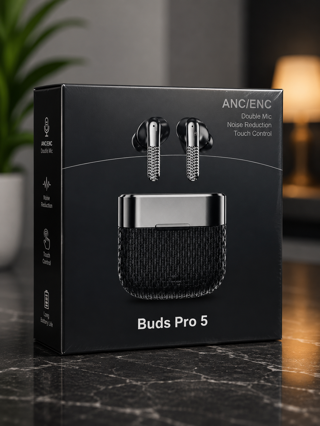 Buds Pro 5 ANC/ENC Wireless Bluetooth Earbuds